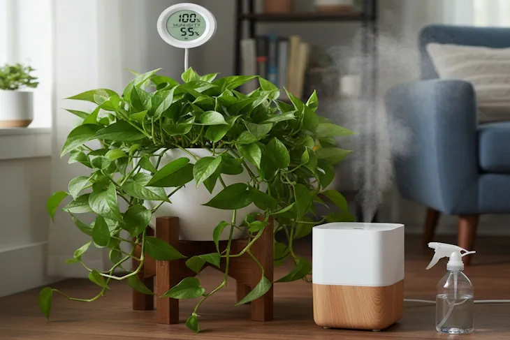 pothos plant humidity